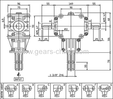 Wheel drive reduction gearbox for farm sprinkler agricultural center pivot irrigation machiner system equipment