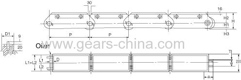 china supplier LT24A-2 chain
